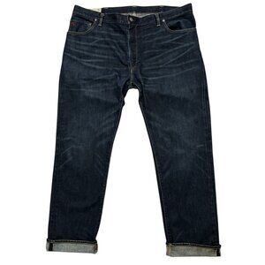 Polo Ralph Lauren Jeans Mens Size 42Bx32 Hampton Straight Selvedge Denim Blue